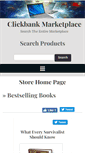 Mobile Screenshot of clickbankmarketplace.com