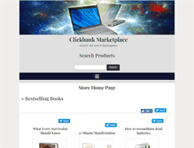 Tablet Screenshot of clickbankmarketplace.com